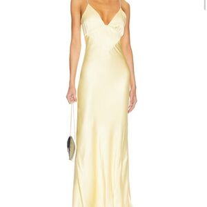 Bardot Light Yellow Maxi Dress